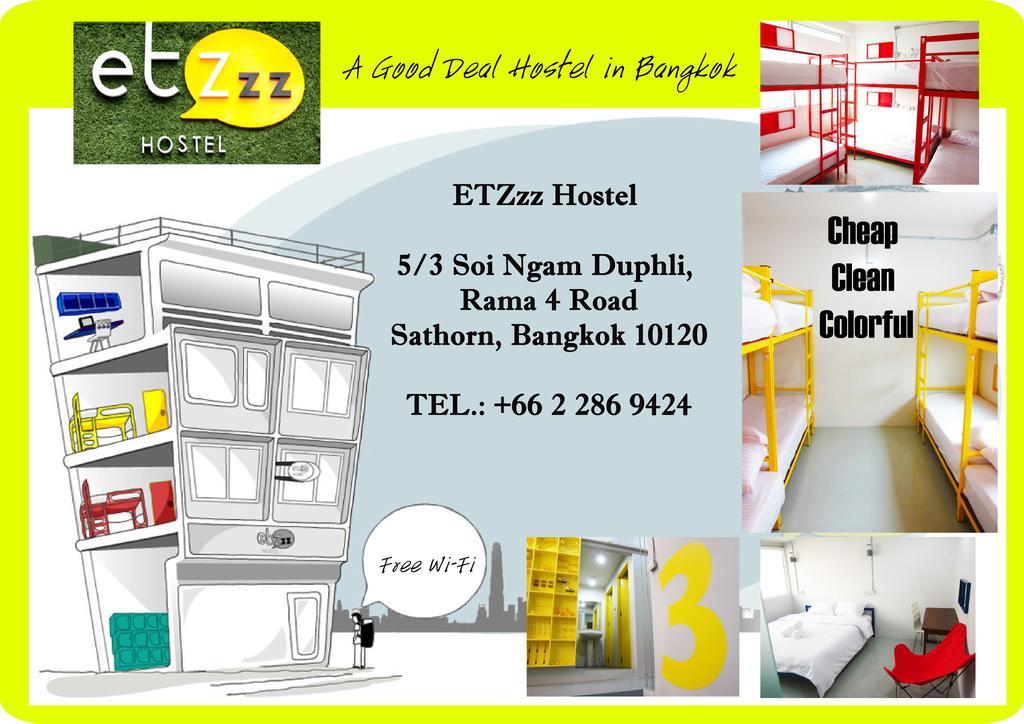 Jellybean Ezy Hostel Sathorn Bangkok Exteriör bild